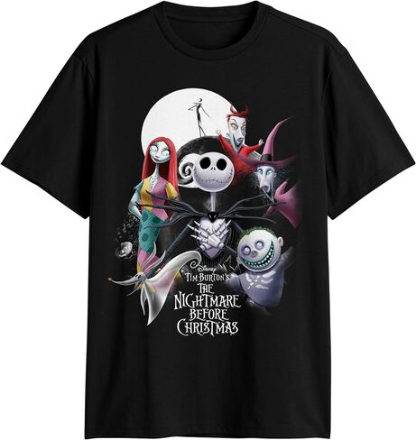 Disney The Nightmare Before Christmas Group Shot Jack Skellington Halloween T-Shirt in Saudi Arabia