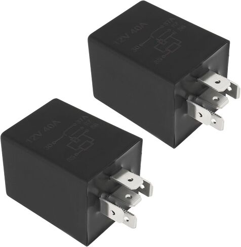 The Lord of the Tools 2pcs Automotive Delay Relay Module 12V 40A 10s SPDT Relays Switch Glow Plug 5 Pin Time Delay Relay High Current Relay in Saudi Arabia