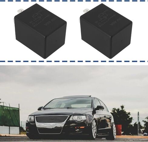 The Lord of the Tools 2pcs Automotive Delay Relay Module 12V 40A 10s SPDT Relays Switch Glow Plug 5 Pin Time Delay Relay High Current Relay in Saudi Arabia