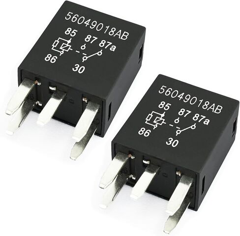 Automotive Relay 2 Packs 56049018AB 72472M Relay 12V 30A 5 Pins in Saudi Arabia