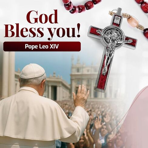 Relic Crystal Glass Rosary 3rd Class of Saint Lucy or Saint Lucia Patron of The Blind, Salesman Santa Lucía Patron de Ciegos, pobres, niños enfermos, in Kuwait