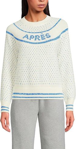 Lands' End Women's Drifter Raglan Sleeve Easy Fit Sweater in Saudi Arabia