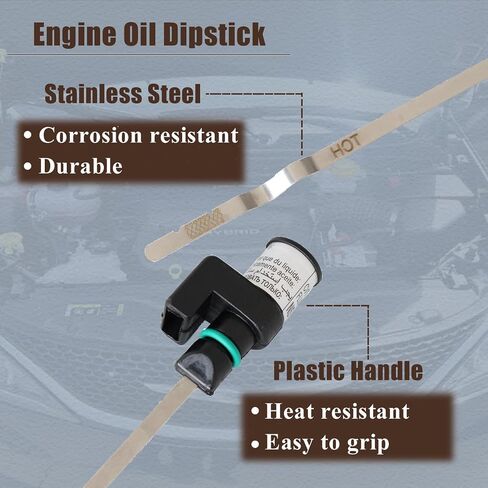 AUCERAMIC Transmission Oil Level Dipstick Indicator Fit for Nissan Altima 2007-2023, for Nissan Rogue 2013-2023, for Nissan Maxima/Murano 2006-2023 2.5L Replaces# 31086-JA00A 31086-JA000 in Saudi Arabia