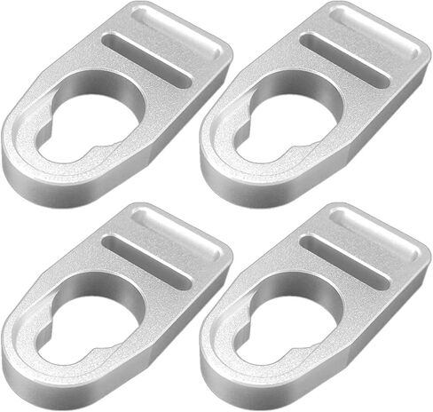 Upgraded Aluminum Kayak Seat Latches with 65 Inches Nylon Webbing Straps Compatible with Kayak Seat Replacement Kit Button Type Straps (6 Pack) in Saudi Arabia
