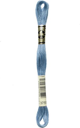 DMC 117-160 Mouline Stranded Cotton Six Strand Embroidery Floss Thread, Medium Grey Blue, 8.7-Yard in Saudi Arabia
