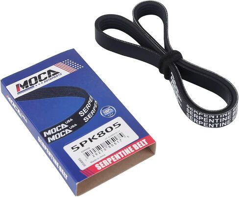MOCA 4PK1345 & 5PK805 & 5PK1235 3 Pcs EPDM Serpentine Belts fits for Nissan 1999-2004 Xterra Frontier 3.3L 3275CC V6 Gas SOHC in Saudi Arabia