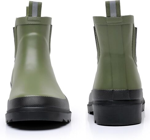 أحذية المطر القصيرة للنساء، أحذية تشيلسي للحديقة، مقاومة للماء، أحذية المطر للكاحل للسيدات، نعل داخلي مريح، أحذية العمل في الهواء الطلق في جميع الأحوال الجوية in Kuwait