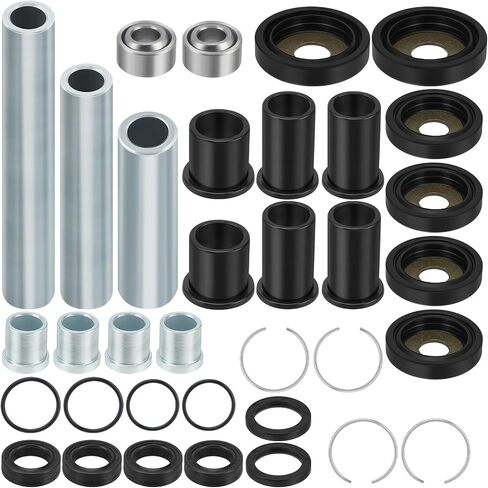 JAVIK 1 Set Rear Upper & Lower A-Arm Bushing Shaft Kit Compatible with Honda 2003-2005 Rincon 650 2006-2014 Rincon 680 OEM# 52463-HN8-000 52464-HN8-000 52263-HN8-000 in Saudi Arabia