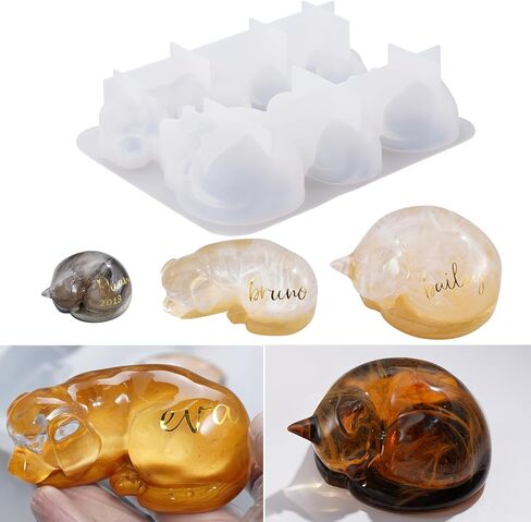LET’S Resin 3pcs Animal Resin Molds, Large 3D Chicken & Duck Resin Molds Silicone, Flexible Effortless Demoldable Epoxy Molds for Resin Casting, Soap, Candle, Flowers Preservation, Chicken Decor in Saudi Arabia