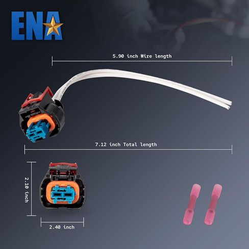 ENA 2-Way متعدد الأغراض موصل ضفيرة استبدال لPT2723 13581091 A/C وموصل مفتاح التحكم في السخان متوافق مع شيفروليه كروز المحدودة 1.4L 1.8L 2.0L L4 2013 2014 2015 2016 in Saudi Arabia