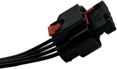 Radiator Active Grille Shutter Actuator Connector Pigtail, OE 68225125AA, Compatible with Dodge Dart 2013-2016 (1.4L/2.0L/2.4L) in Saudi Arabia