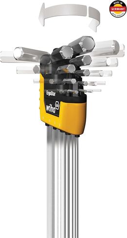 مجموعة مفاتيح Wiha 66992 MagicRing Ball End Hex Hex L-Key في حاملات، 22 قطعة in Kuwait