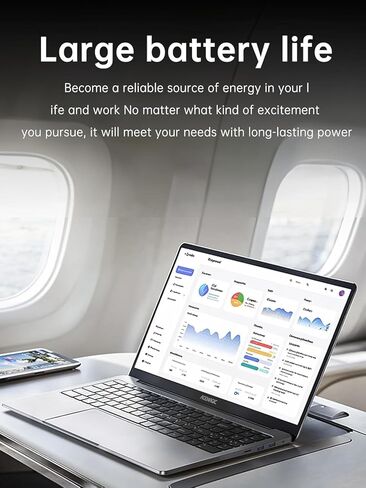 كمبيوتر محمول ACEMAGIC مع كمبيوتر محمول Intel N95 Windows 16GB DDR4 512GB M.2 2280 SSD أجهزة الكمبيوتر المحمولة التقليدية 15.6 بوصة IPS FHD Windows11 WIFI5 BT5.0 HDMI Type-C USB أجهزة الكمبيوتر المحمولة المنزلية أجهزة الكمبيوتر المحمولة المكتبية كمبيوتر م in Kuwait