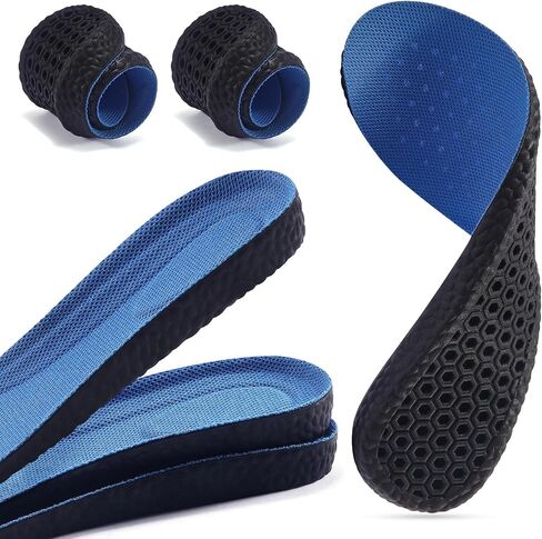 2 Pairs Memory Foam Insoles for Men/Women, Providing Shock Absorption and Cushioning for Tired Feet, All-Day Comfort Shoe Inserts in Saudi Arabia