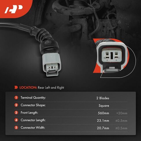 A-Premium Rear Driver or Passenger Brake Pad Wear Sensor Compatible with Lexus GS F 2016-2020, RC F 2015-2022 in Saudi Arabia