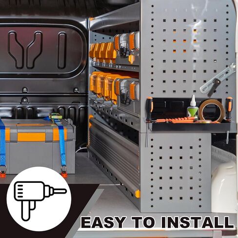 2 قطعة صينية صندوق أدوات مغناطيسية مقاس 30.48 سم مع حامل مفك براغي حامل علب مغناطيسي منظم رف أدوات مغناطيسي لمتجر الأدوات اليدوية ومرآب ورشة العمل، يحمل 6 مفكات براغي in Kuwait