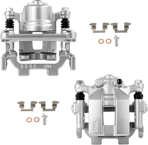 SCITOO 19B3850 19B3851 Rear Brake Calipers Fit For INFINITI For EX35 2008-2012,For EX37 2013,For FX35 2009-2012,For FX37 2013,For QX50 2014-2017,For QX70 2014-2017, Disc Brake Caliper Assemblies,2PCS in Saudi Arabia