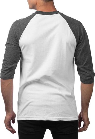 قميص بيسبول رجالي برقبة دائرية وأكمام 3/4 من Pro Club in Kuwait