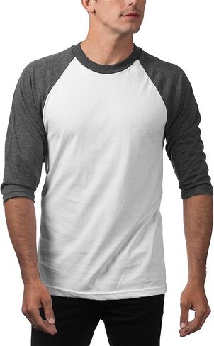 قميص بيسبول رجالي برقبة دائرية وأكمام 3/4 من Pro Club in Kuwait