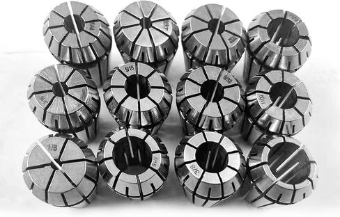 10pcs ER16 Collet Set 1-10mm Spring Collet Set Chuck Collet Lathe Tool Holder 65Mn Spring Steel for CNC Engraving and Milling Machine Tools (ER16) in Saudi Arabia