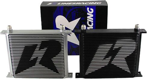 30 Row AN10-10AN Oil Cooler Universal Engine Transmis​sion Aluminum Black (Black) in Kuwait