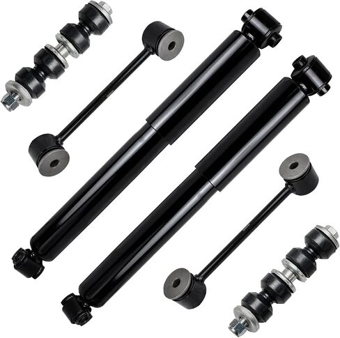 Detroit Axle - 8pc Struts Shocks Kit for 2001-2010 Chrysler PT Cruiser Complete 2 Front Struts with Coil Spring 2 Rear Shock Absorbers 4 Front Rear Sway Bar Links Replacement Suspension Strut in Saudi Arabia