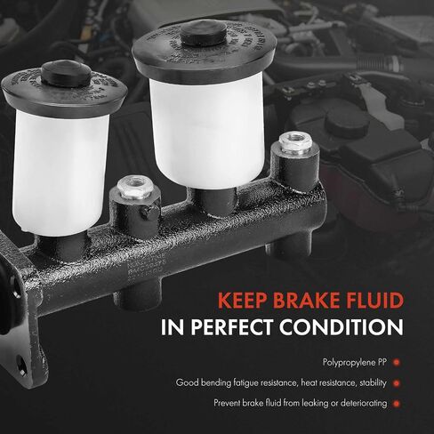 A-Premium Brake Master Cylinder with Reservoir Compatible with Toyota Vehicles - Land Cruiser 1976 1977 1978 1979 1980 -Replace# 4720160050 in Saudi Arabia
