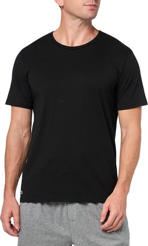 Lacoste Men's 100% Cotton Regular Fit Crew-Neck T-Shirt 3-Pack in Saudi Arabia