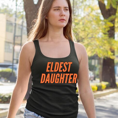 Eldest Daughter Racerback Tank Top for Women, Soft, Flattering Fit in Saudi Arabia