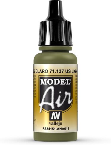 Vallejo Model Air Set - US Modern Desert Colors, 17 ml (Pack of 6) in Saudi Arabia