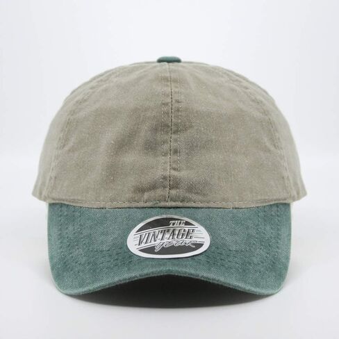 Vintage Year Ponytail Open Back Washed Cotton Adjustable Baseball Cap in Saudi Arabia