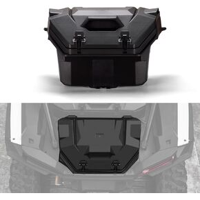 A & UTV PRO 55 QT Rear Cargo Box for 2024 Polaris RZR XP 1000 Accessories, Water Resistant Cargo Storage Bin with Two Lockable Latches for Polaris RZR XP 1000/ XP 4 1000 2024, Replace OEM # 2884525