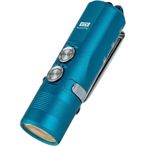 RovyVon Aurora A23 1000 Lumens EDC Flashlight, USB C Rechargeable High Lumens Flashlight, IPX8 Waterproof Compact Pocket Flashlight with Magnetic Two-Way Clip Included (Black)
