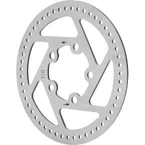 110 mm Bike Bicycle Disc Brake Rotor with 5 Bolts Stainless Steel Bicycle Rotors Screws for M365 Electric Scooter