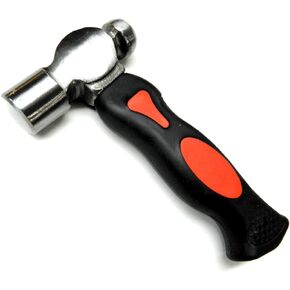 Ball Peen Hammer 12oz Stubby Steel Short Handle Ergonomic Metal Crafts Hammer