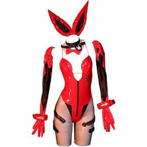 Cosplay.fm Bunny Girl Cosplay Costume Bunny Suit One-piece Bodysuit with Stockings and Sleeves in Kuwait