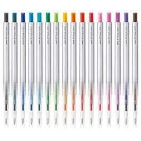 Uni-ball StyleFit Retractable Gel Ink Pen (UMN-139-28), Slim & Stylish Body, 0.28 mm, 16 Color Set