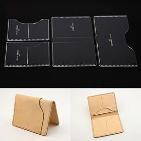 Certificates Case Acrylic Template Leather Pattern Acrylic Leather Pattern Leather Templates for Wallet