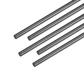 uxcell Carbon Fiber Bar Support Poles for RC Airplane DIY Projects 1mm Matte Pole US, 200mm 7.8 Inches, 5pcs