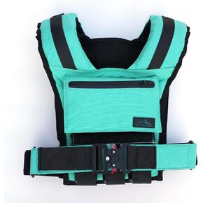 Adjustable Weighted Vest W/Removable Iron Bars - 26lbs Weight Vest W/Cobra Style Buckle for Men & Women | 1000D Quick Release Strength Training Workout Vests for Running, Walking & Cardio Workout