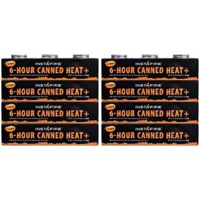 Canned Heat+ & Cooking Fuel (24-pack) (Compact, Off-Grid, Emergency)