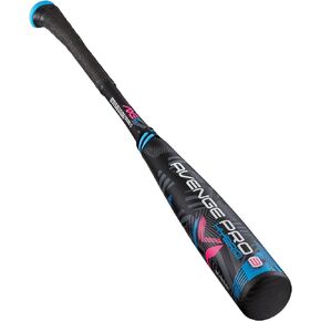 Axe | Avenge Pro 3 Hybrid | USA Baseball Bat | Drop -10/-8 | 3-Piece Hybrid | 2 5/8" Barrel | Black/Blue/Pink