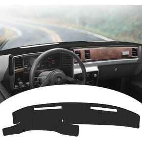 FIILINES Dash Cover Compatible with Chevrolet Monte Carlo 1981-1988 Dashboard Mat Passport Accessories Dash Cover Sunshade Nonslip Mesh Protector No Glare