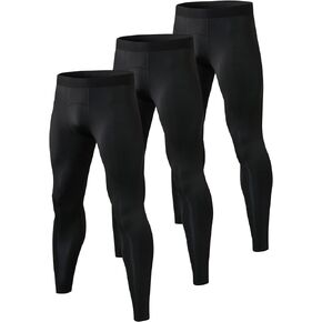Men's Compression Pants Cool Dry Athletic Workout Leggings Sports Running Active Tights Base Layer