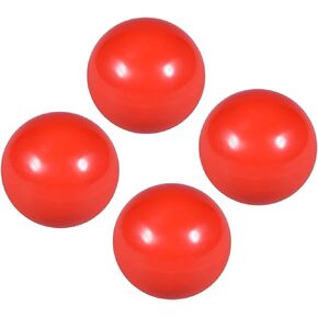 Thermoset Ball Knobs, M5 Female Thread 16mm Diameter, Plastic Metric Hand Screw Grip Black - (Applications: for Lathe Machinery Lever Handle), 4-Pieces