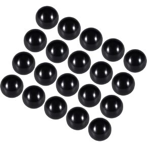 Thermoset Ball Knobs, M6 Female Thread 25mm Diameter, Plastic Metric Hand Screw Grip Red - (Applications: for Lathe Machinery Lever Handle), 20-Pieces