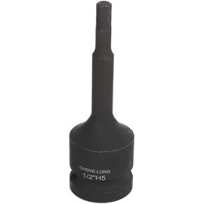 Utoolmart Hex Impact Bit Socket, 1/2-Inch Drive Allen Bit Socket, 22mm Hex Impact Socket, Cr-Mo Steel, Master Impact Hex Driver, 1pcs