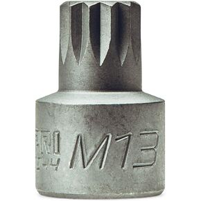 Capri Tools 13 mm M13 Super-Stubby XZN Triple Square Impact Bit Socket (CP30044)