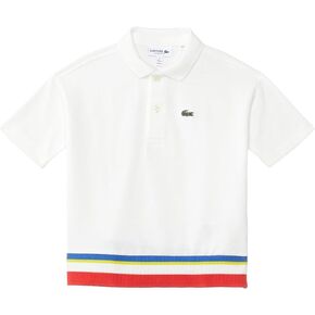 Lacoste Boys' Oversized Short Sleeve Color Blocked Polo Shirt