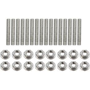 Header Stud Kit Bolts Valve Cover Stainless Steel Compatible For Ford 289 302 351W Small